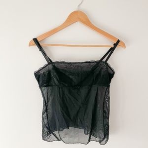 DKNY // Black Lace Cami